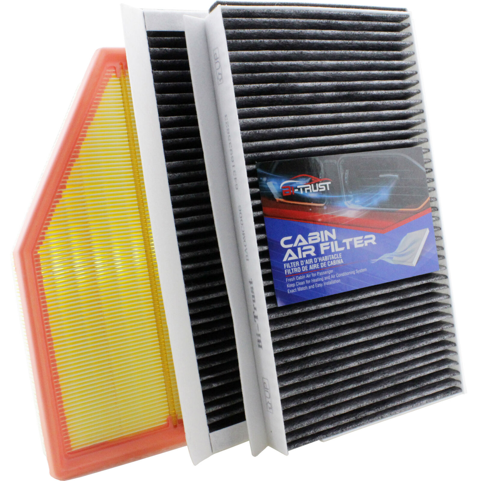 Engine Cabin Air Filter Kit for BMW 525I 525XI 528I 528XI 530I 530XI 545I