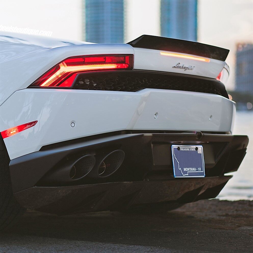 Lamborghini Huracan & LP580 Carbon Fiber Rear Spoiler Rear Wing