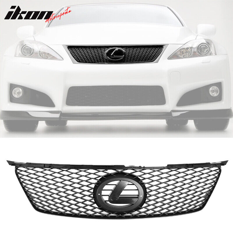 Fits 06-08 Lexus IS250 IS350 IS-F Style Honeycomb Mesh Front Hood Grille Grill