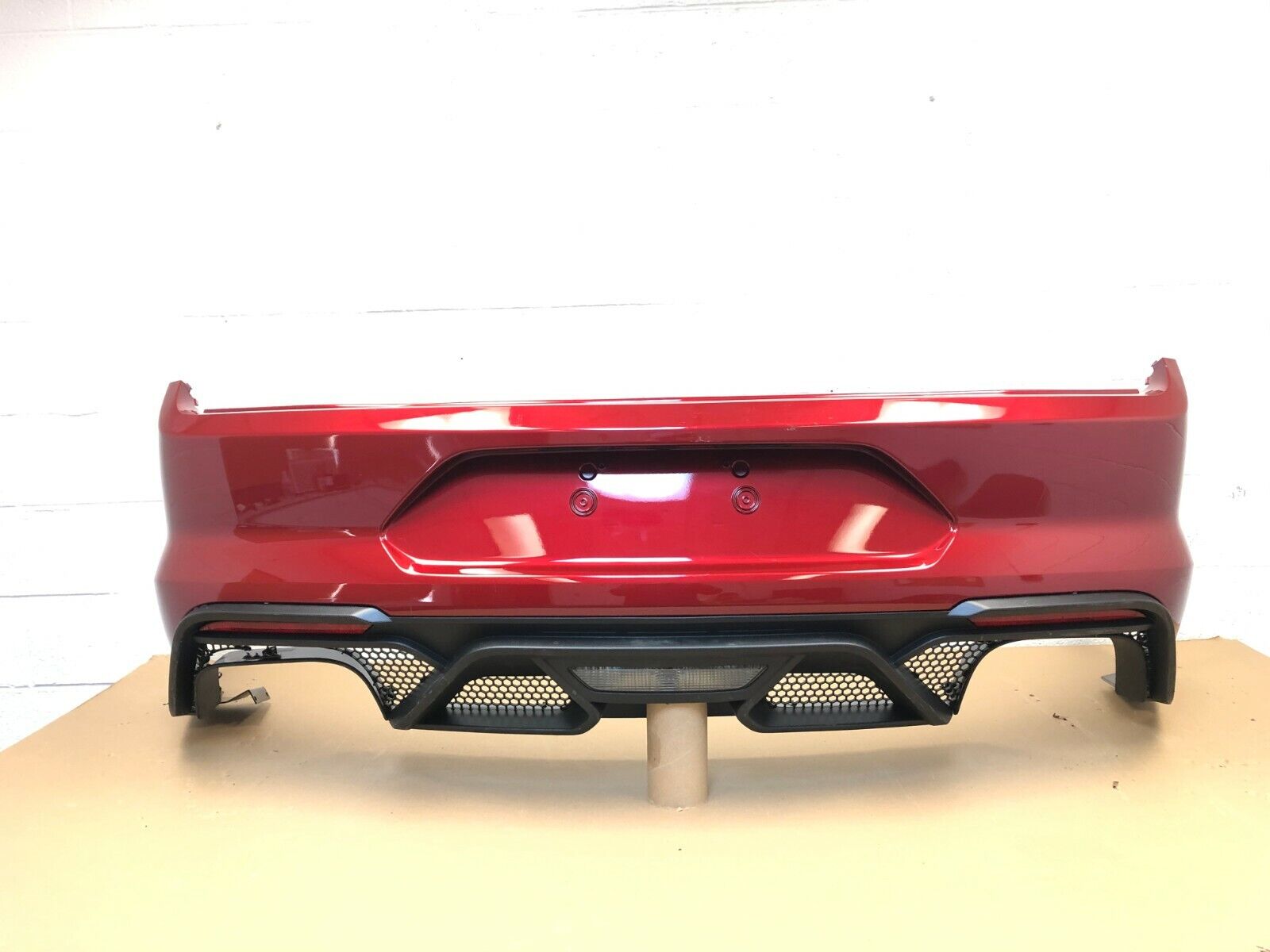 2018-2020 ford mustang - mustang shelby GT500 rear bumper (red hot) #4