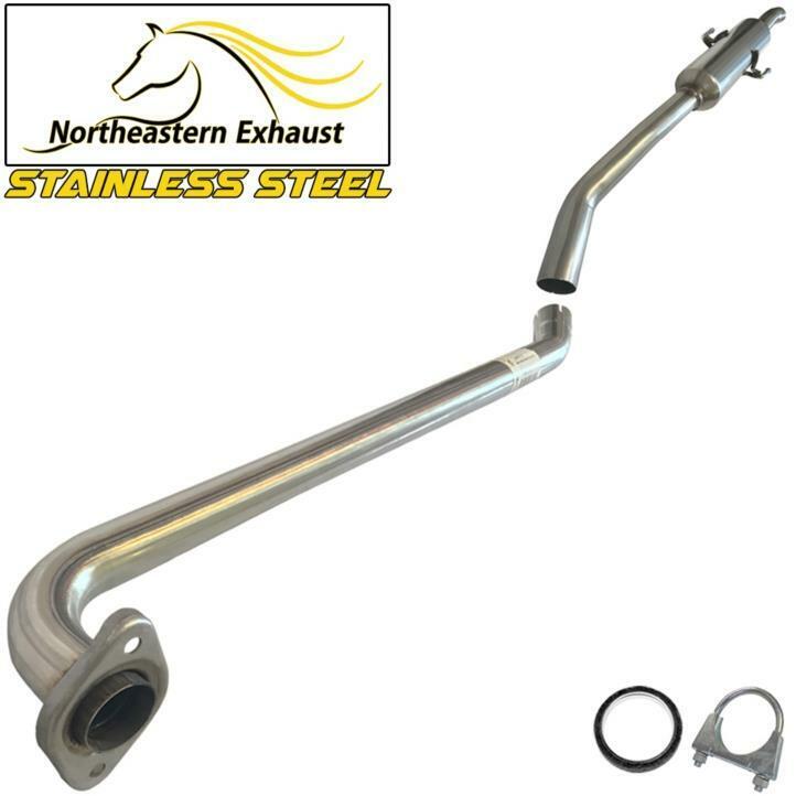 Stainless Steel Resonator Exhaust Pipe fits: 98-2002 Corolla Prizm 1.8L