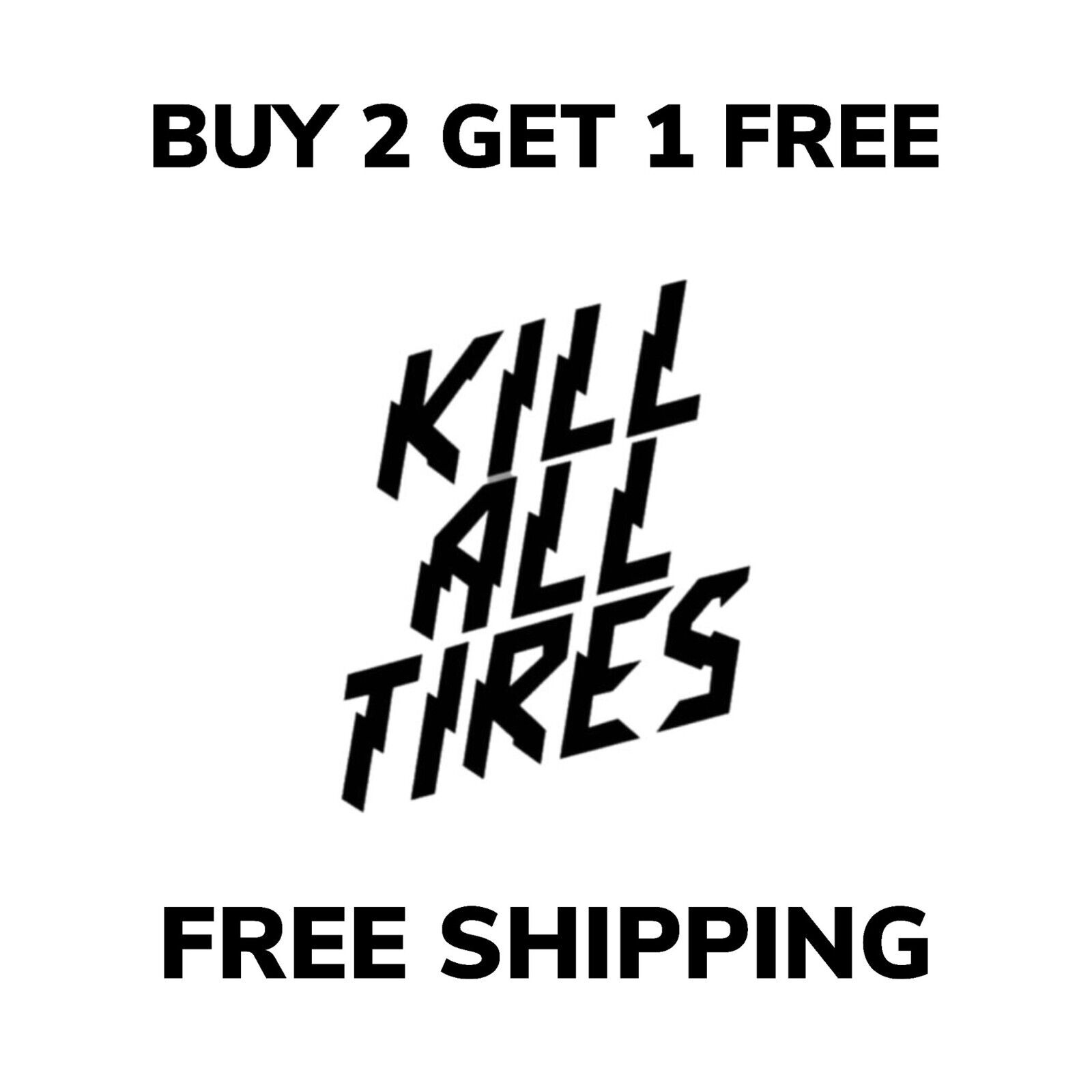 KILL ALL TIRES Ken Block  Tribute    -  Car Vinyl Decal Sticker