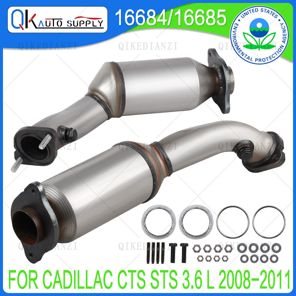 Catalytic Converter For Cadillac CTS&STS 3.6L V6 2008 2009 2010 2011 Left&Right