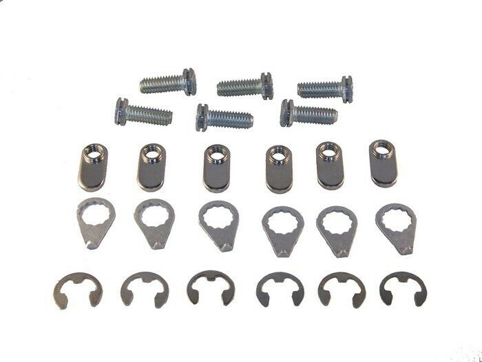 Stage 8 fasteners 8950 header Collector Kit W/ (6) 3/8-16 X 1