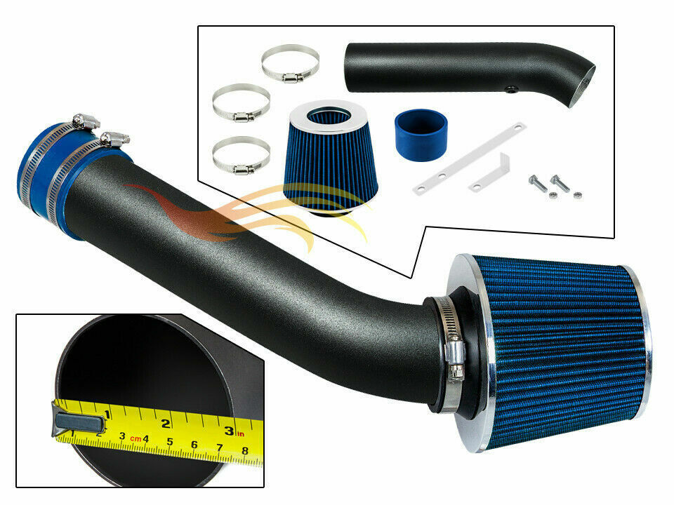 BCP RW BLUE For 98-02 Cavalier/Sunfire 2.2L L4 Racing Ram Air Intake Kit+Filter