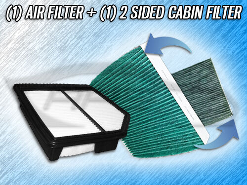 AIR FILTER HQ CABIN FILTER COMBO FOR 2007 2008 2009 2010 2011 HONDA CIVIC 1.8L