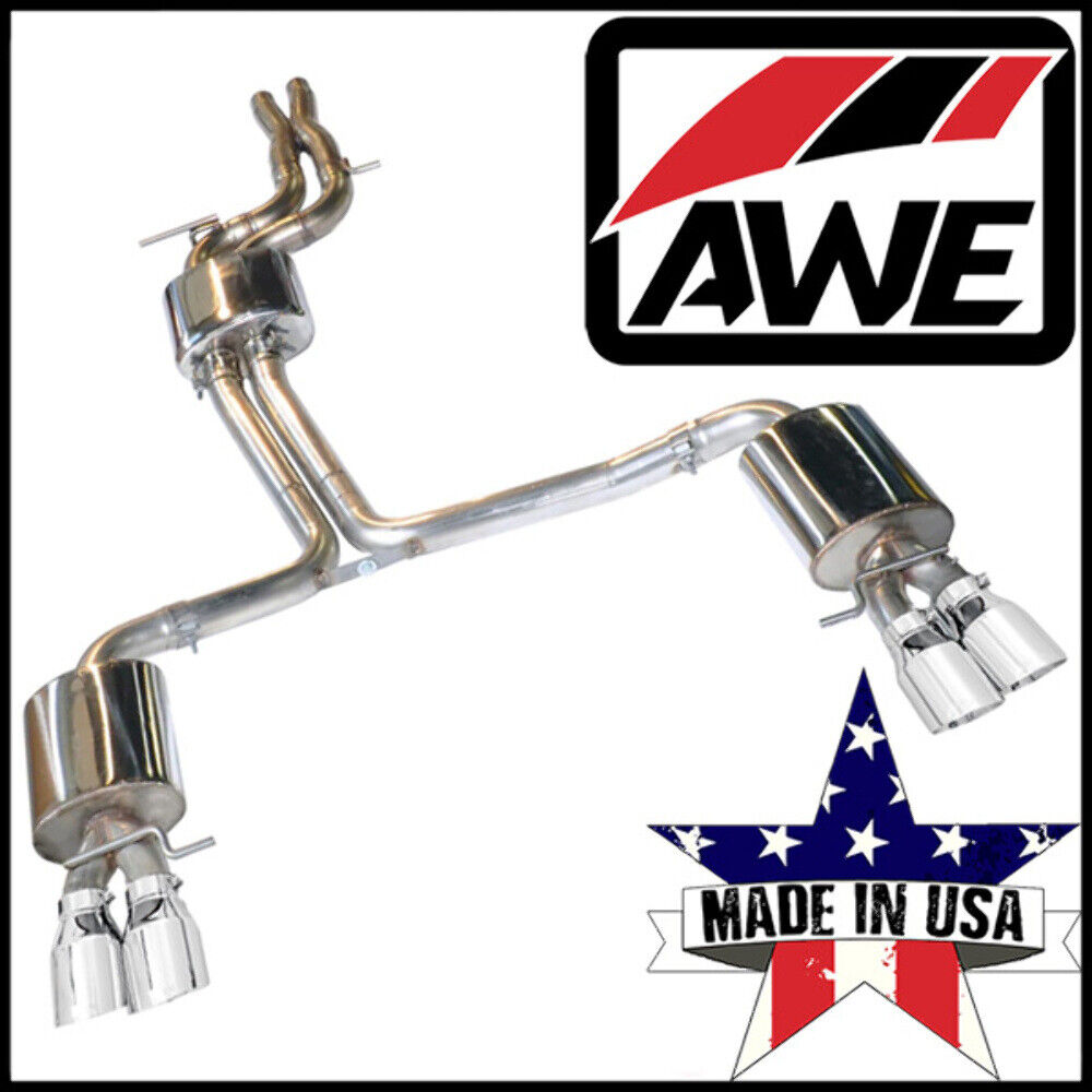 AWE Touring Edition Cat-Back Exhaust System fits 2008-2012 Audi S5 Base 4.2L V8