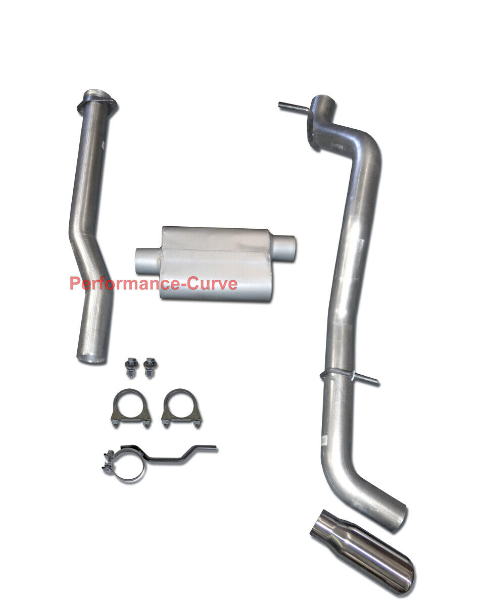 04 - 12 Chevrolet Colorado GMC Canyon Mandrel Exhaust Kit w/ 2 Chamber Muffler