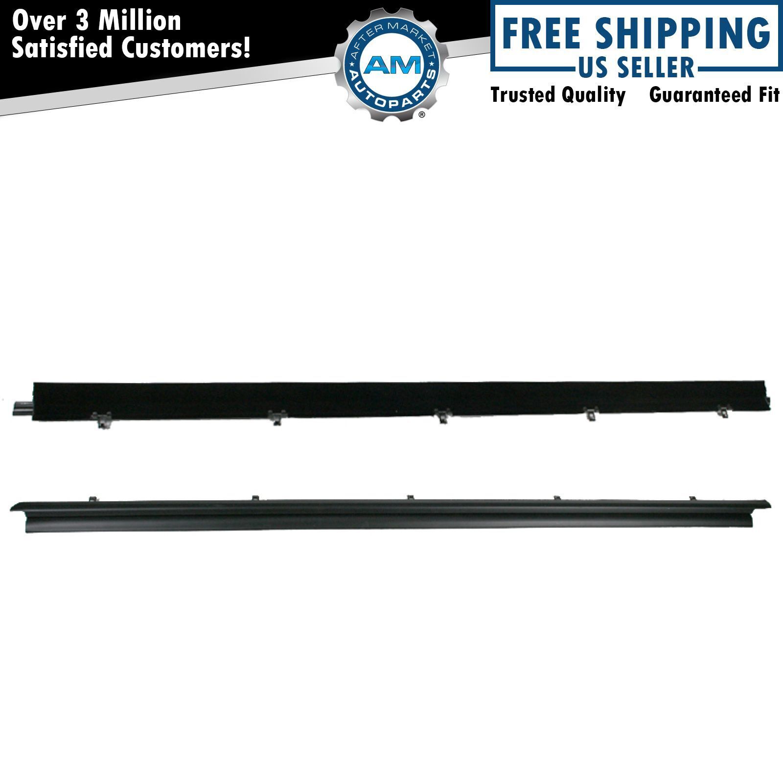 Outer Door Window Sweep Kit 2 Piece Pair for Chevy GMC Jimmy S10 S15 Pickup