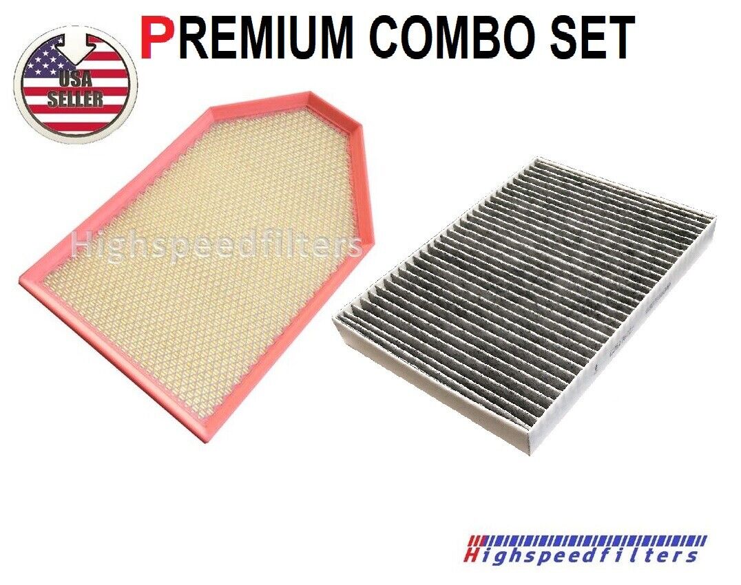 COMBO AIR FILTER + CARBONIZED CABIN FILTER For CHRYSLER 300 CHALLENGER CHARGER 