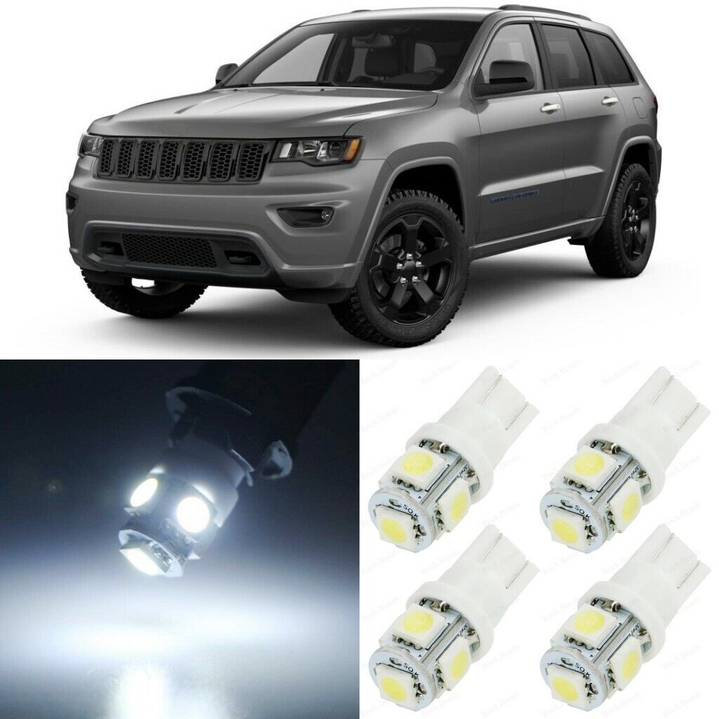 17 x Xenon White Interior LED Lights Package For 2011 - 2021 Jeep Grand Cherokee