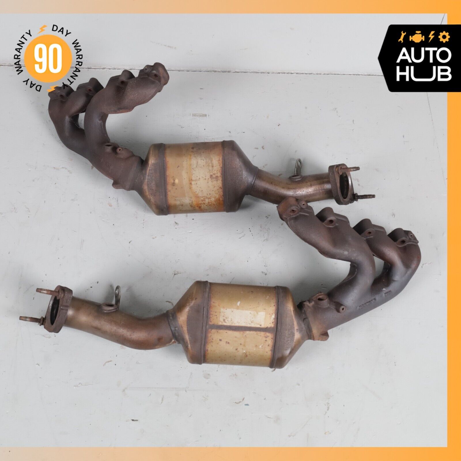 04-08 Cadillac XLR 4.6L Exhaust Manifold Downpipe Right & Left Side Set OEM 80k