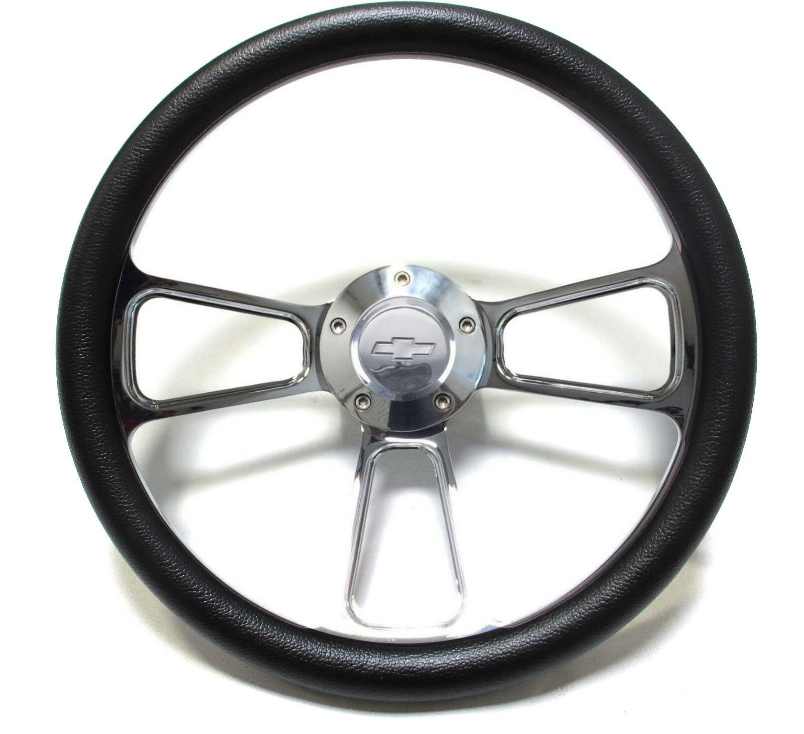 1975 -1980 Chevrolet Monte Carlo Billet/ Black Steering Wheel & Adapter Kit