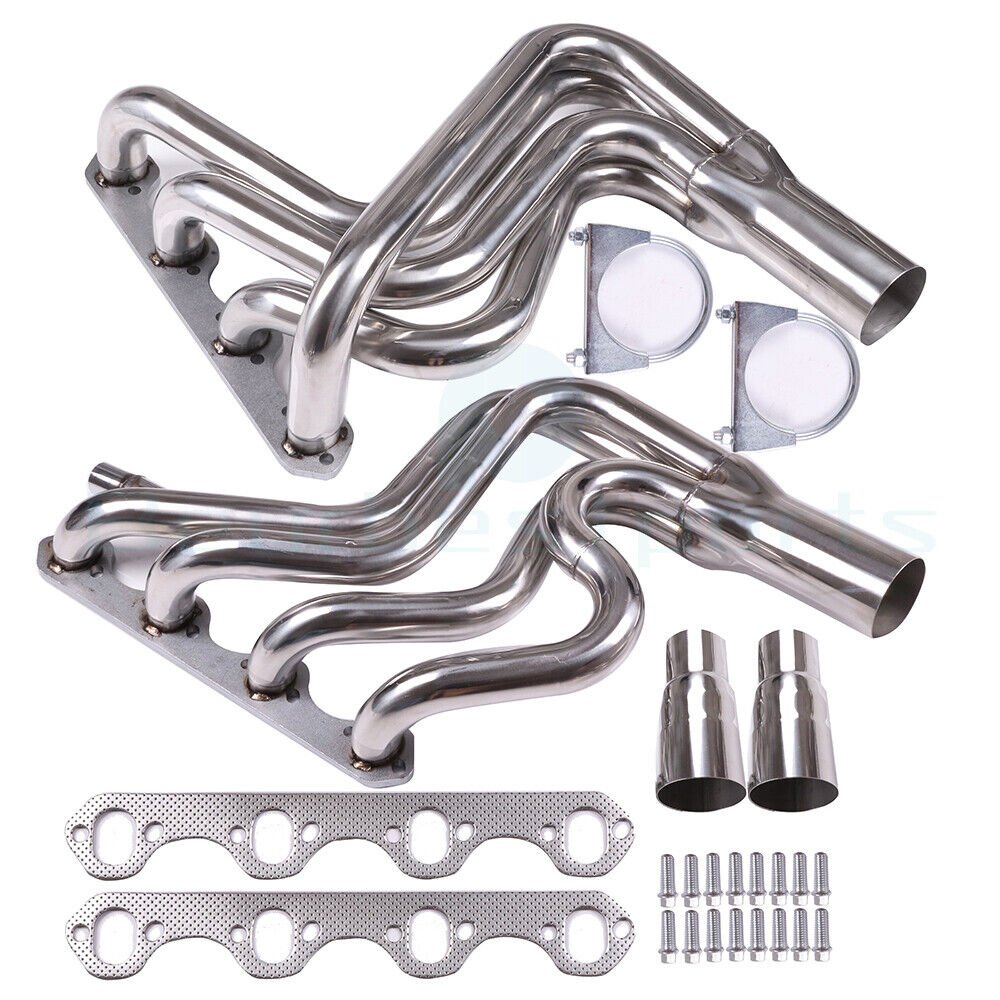 FOR 87-96 F150/F250/BRONCO 5.8 351 V8 STAINLESS STEEL HEADER EXHAUST MANIFOLD