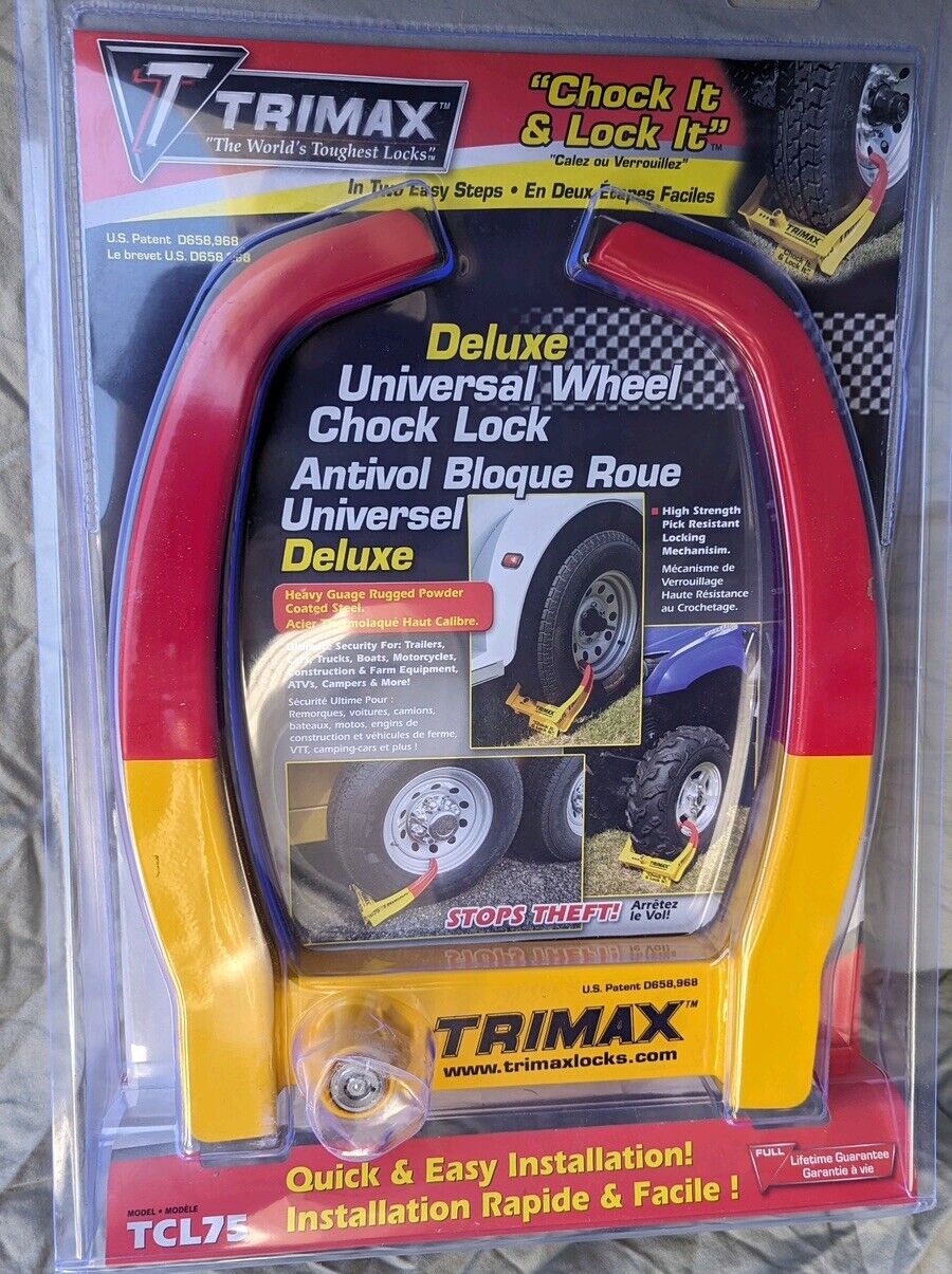 Trimax Locks Deluxe Yellow Steel 7\
