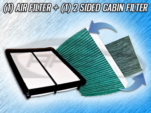 AIR FILTER HQ CABIN FILTER COMBO FOR 2010 2011 2012 HONDA CROSSTOUR - 3.5L ONLY