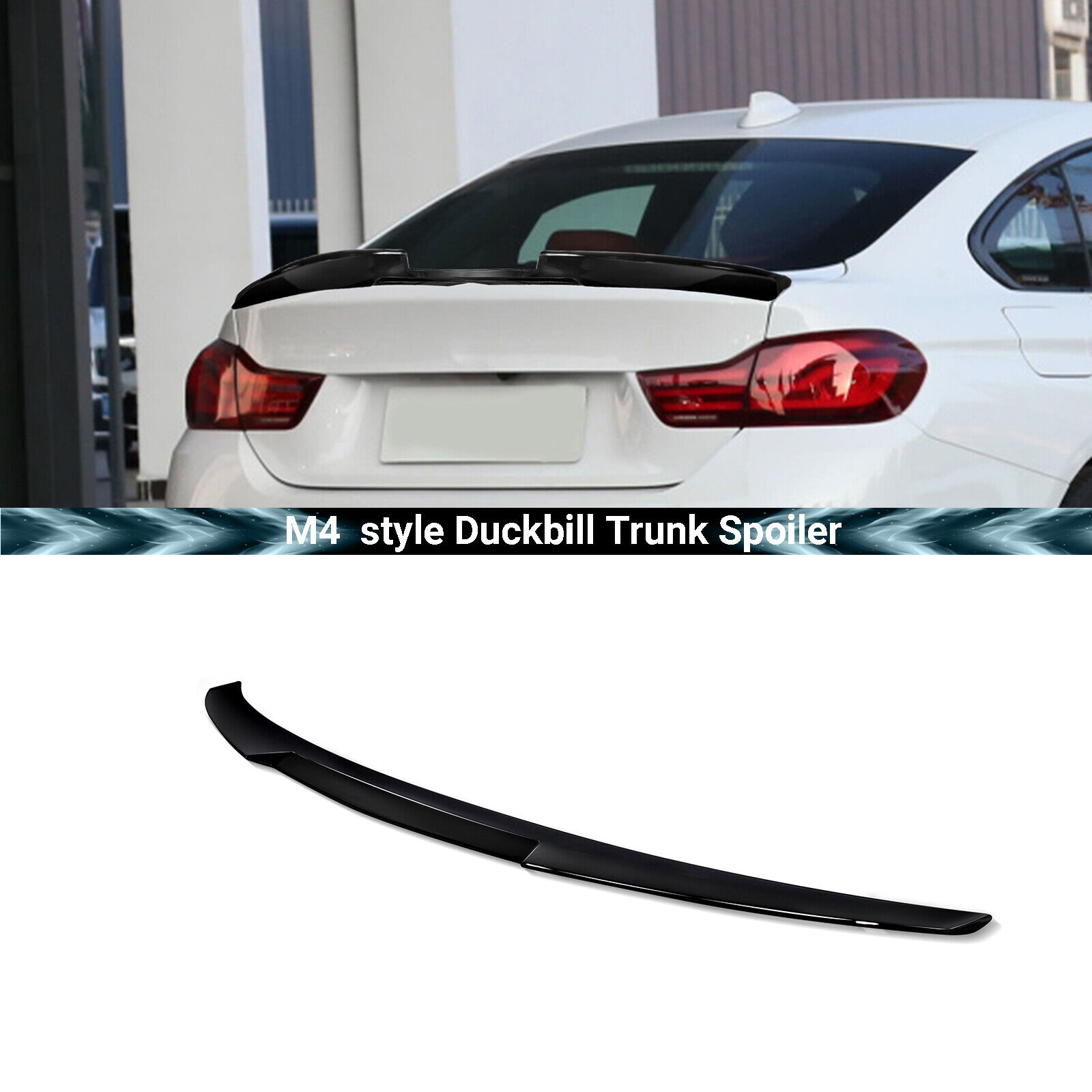 For BMW 4 Series F32 Coupe 428i 435i 440i 2014-2020 M4 Style Rear Trunk Spoiler