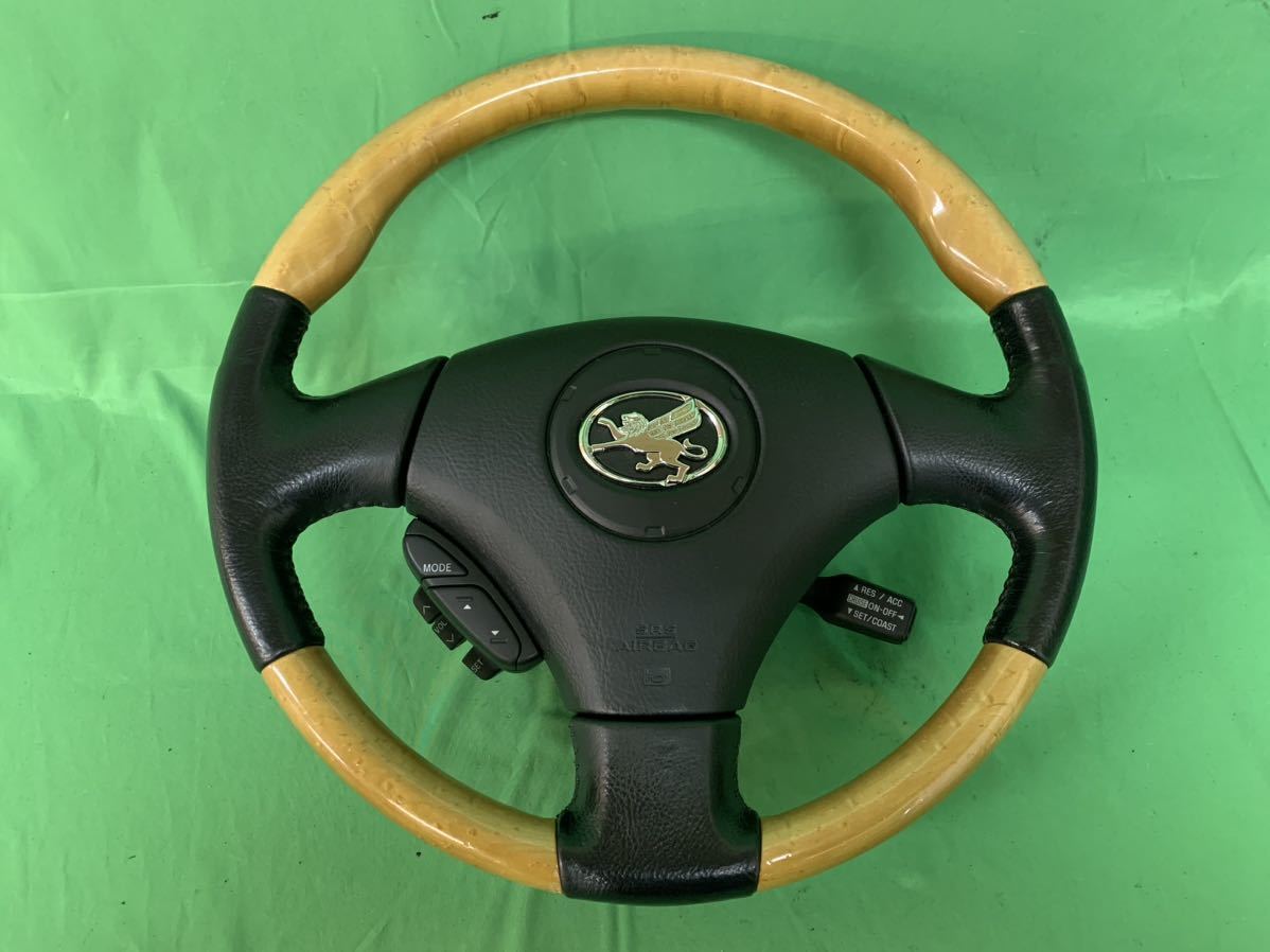 TOYOTA Soarer UZZ40 LEXUS SC430 genuine steering wheel wood combination rare