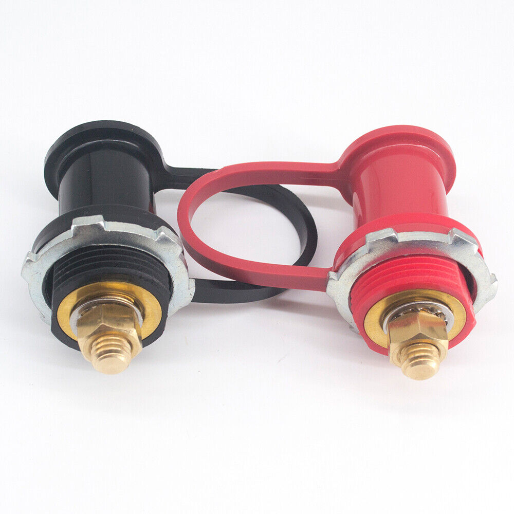Pairs Remote Jumper Battery Terminals Junction Charging Post Connector 3/8\