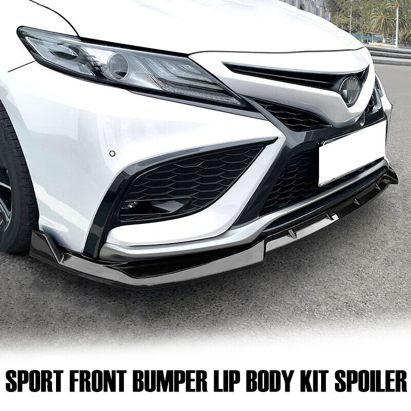 PERFORMANCE STYLE FRONT LOWER BUMPER LIP For 2021 2022 2023 TOYOTA CAMRY SE XSE
