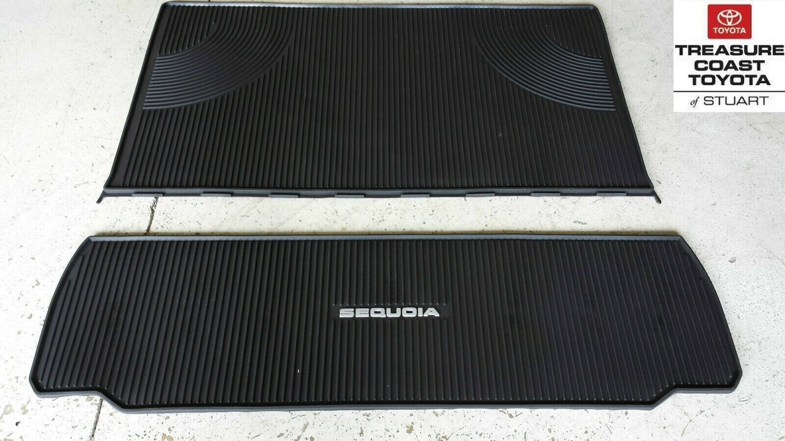 NEW OEM TOYOTA SEQUOIA 2008-2021 2 PIECE ALL WEATHER CARGO MAT 