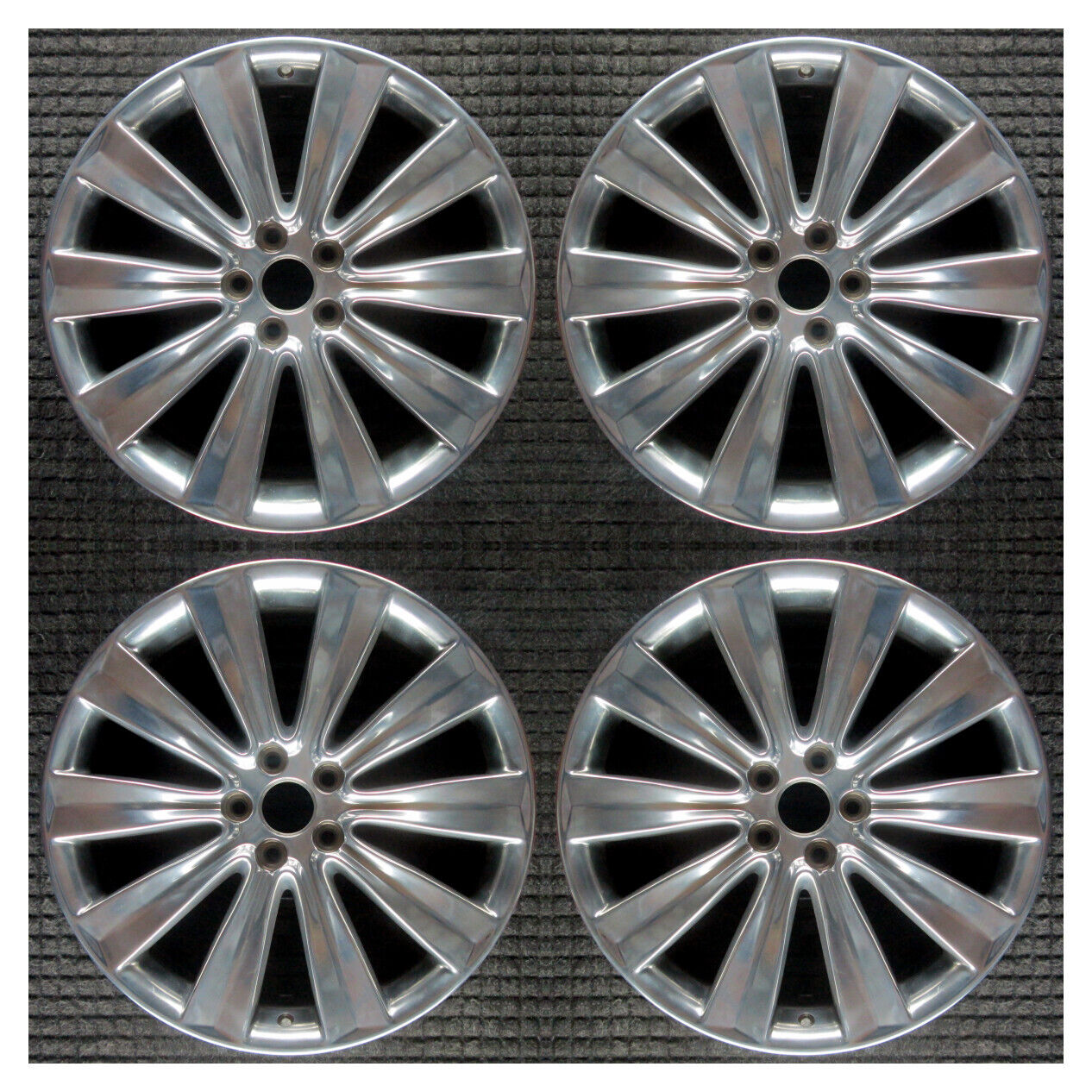 Set 2013 2014 2015 2016 Lincoln MKS MKX OEM Factory Polished Wheels Rims 3930