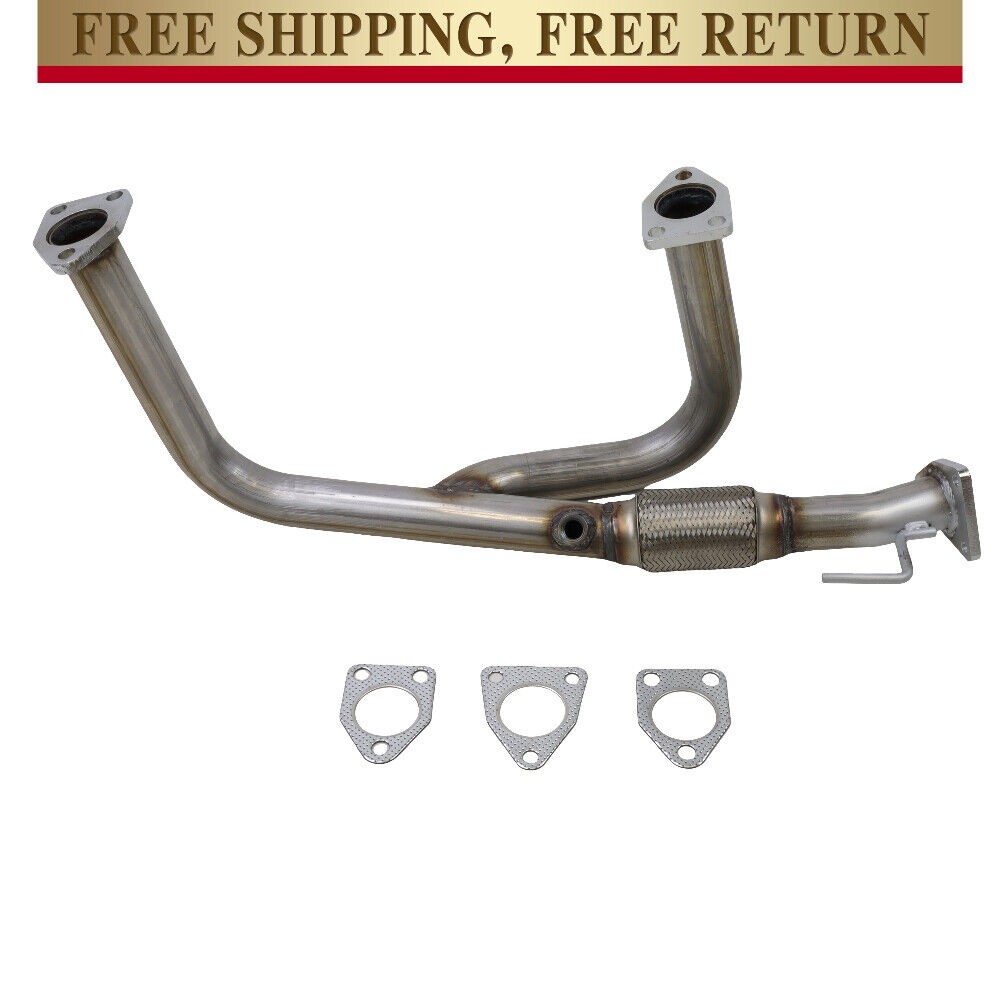 Exhaust Front Flex Y-Pipe compatible with : For 1999-2004 Honda Odyssey