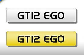 Private Number Plate GT12 EGO - GTR EGO - GTR PLATE - NISSAN GTR