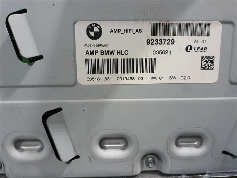 Audio Equipment Radio Amplifier Thru 11/10 Fits 11 BMW 528i 215245