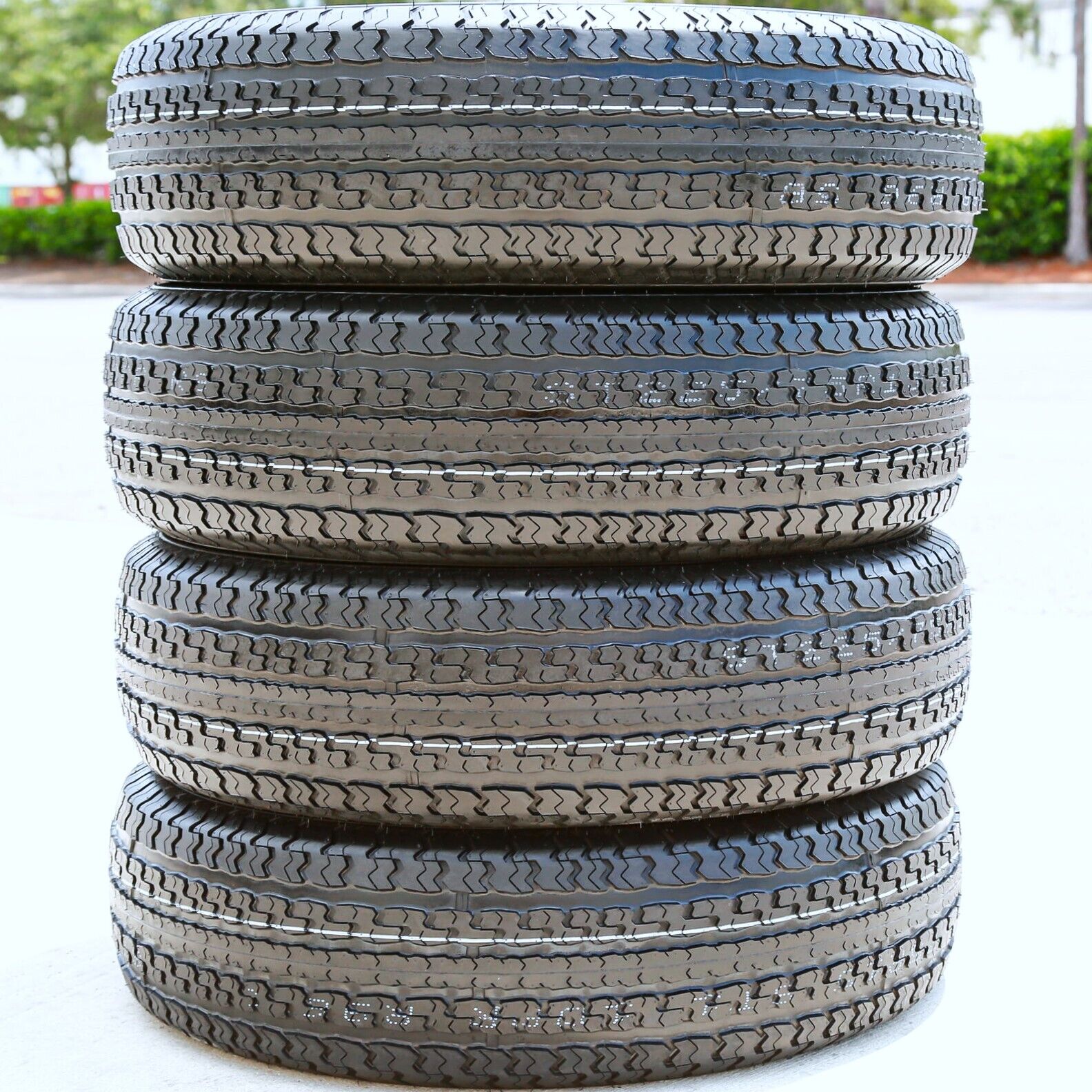 4 Tires Cargo Max YT301 Steel Belted ST 235/80R16 Load E 10 Ply Trailer