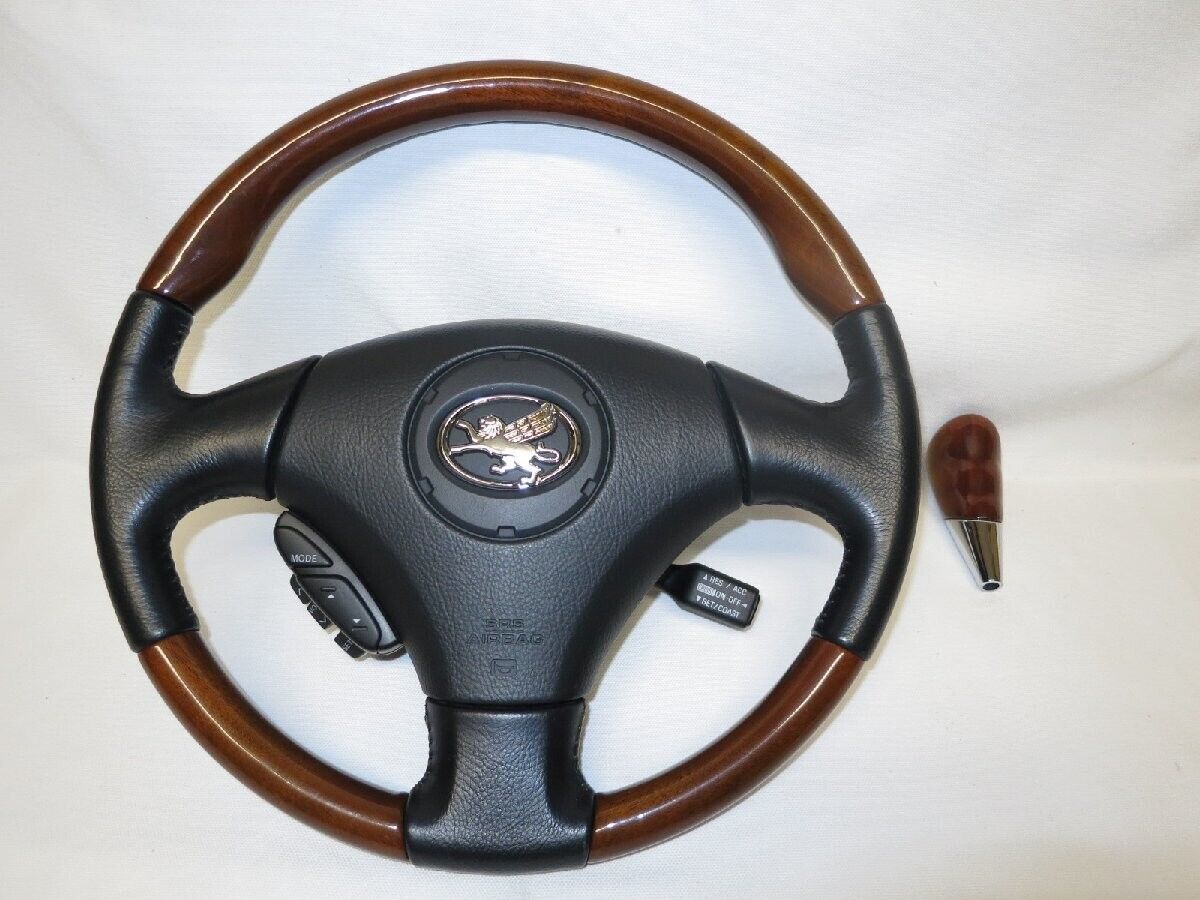 Toyota Soarer UZZ40 LEXUS SC430 Genuine Wood steering Wheel & Shift Knob