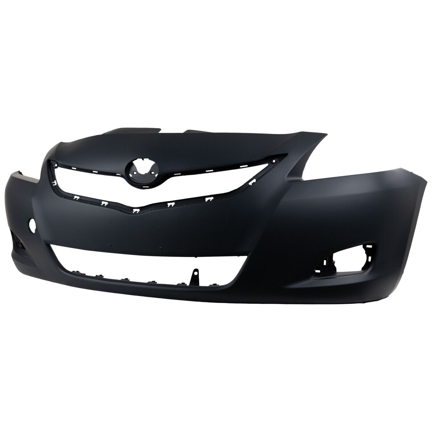Front Bumper Cover For 2007-2012 Toyota Yaris Sedan with Fog Lamp Holes Primed