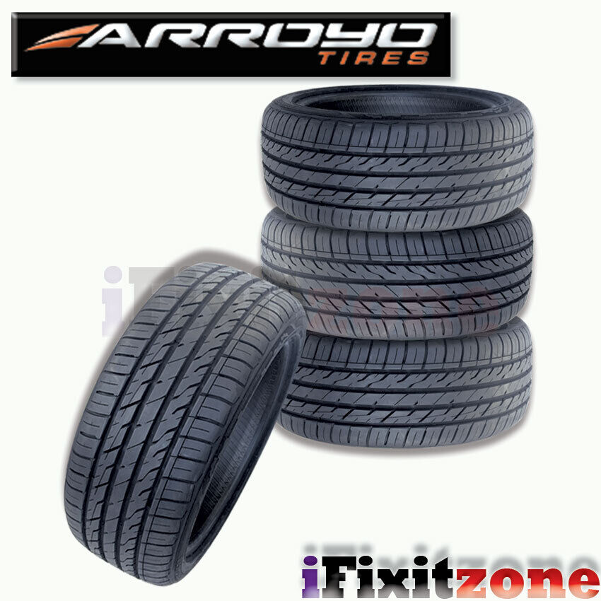 4 Arroyo Grand Sport A/S 245/50R18 100W Tires, 500AA, 55,000 MILE, All Season