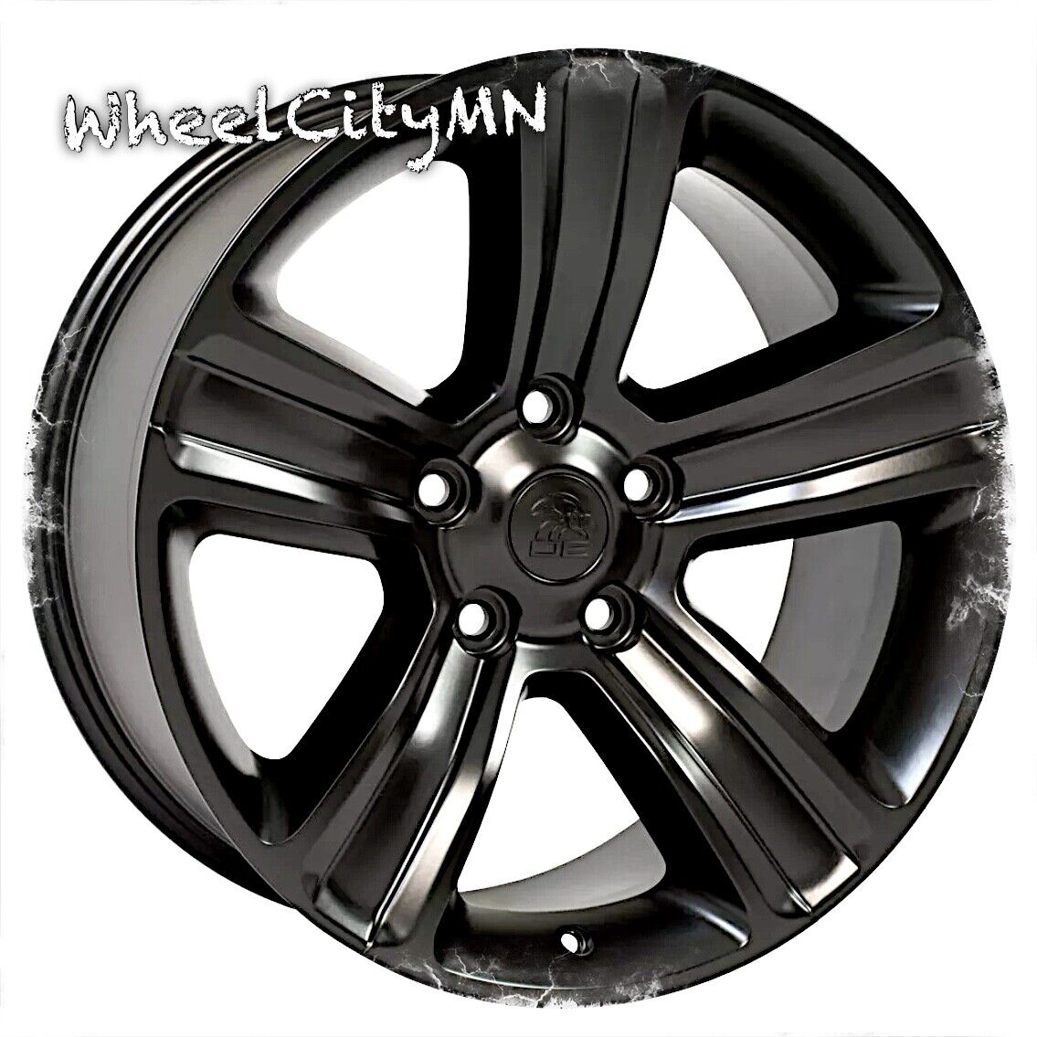 20 x9 inch satin black 2018 Ram Sport Night 1500 OE factory replica wheels 5x5.5