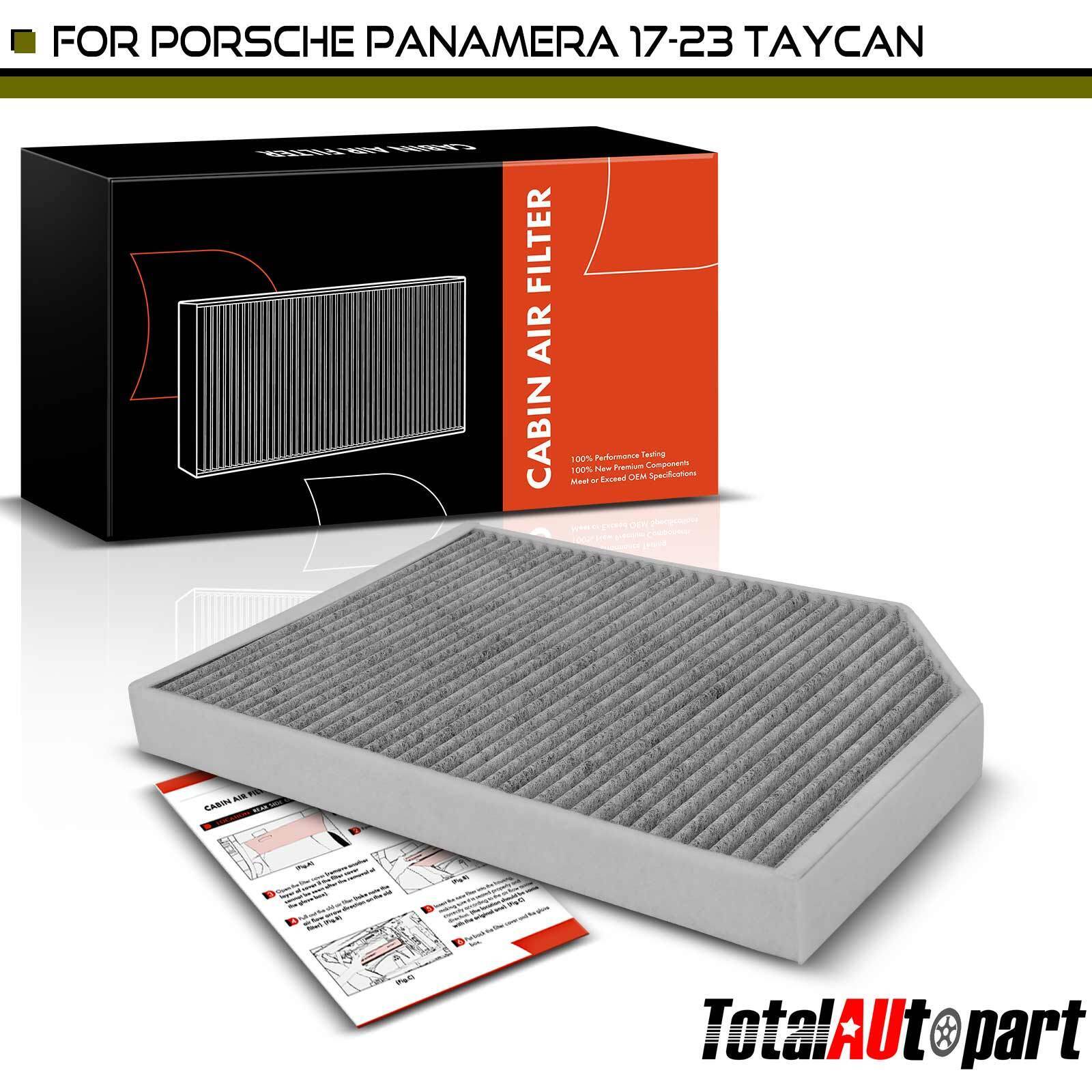 Activated Carbon Cabin Air Filter for Porsche Panamera 17-23 Taycan 20-23 Front