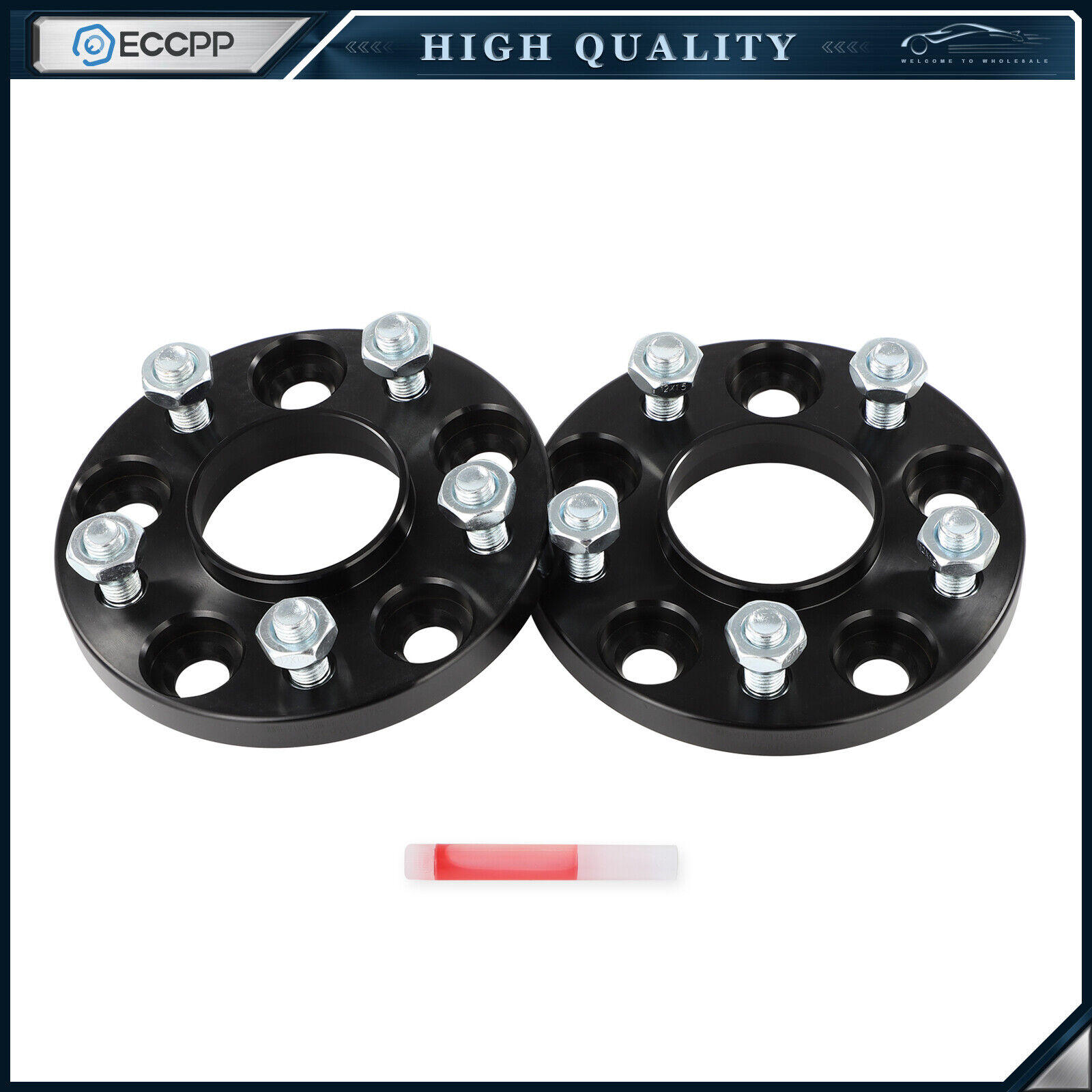 2Pcs 15mm 5x4.5 Hub Centric Wheel Spacers For Hyundai Genesis Coupe Veloster