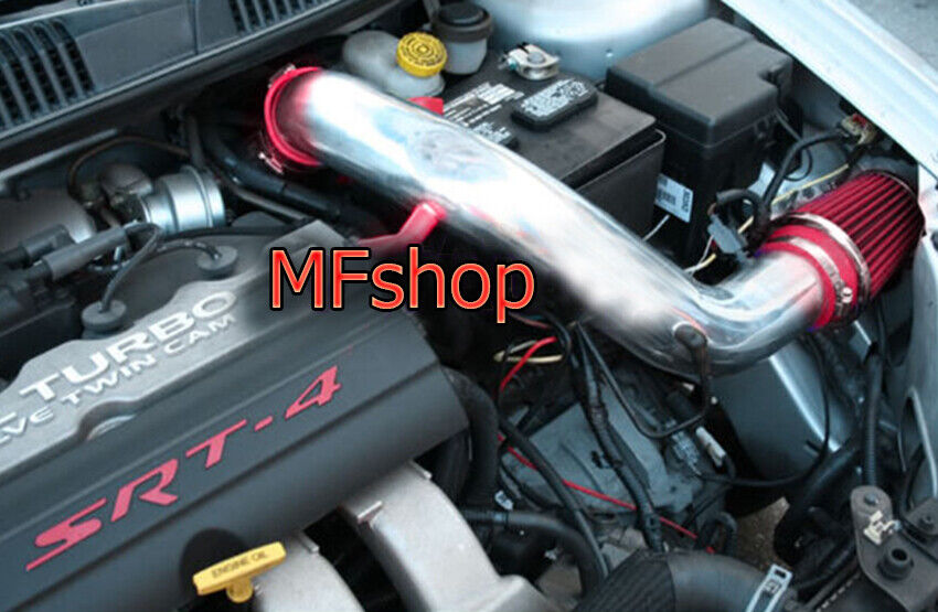 RED For 2003 2004 2005 Dodge Neon SRT-4 2.0L Turbo Cold Air Intake System Kit
