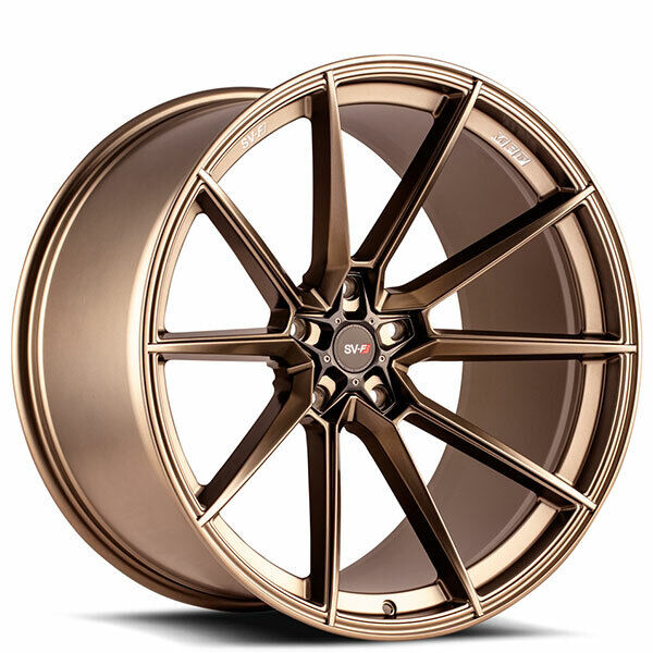 4ea 20x10 Savini Wheels SV-F4 Matte Bronze Rims (S13)