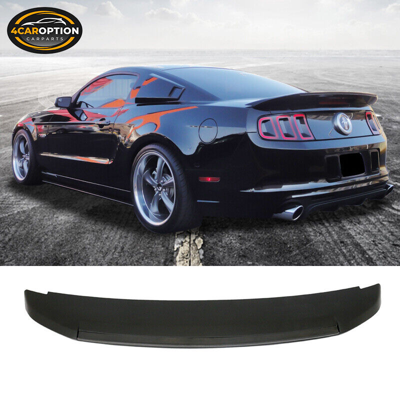 Fits 10-14 Ford Mustang Shelby GT500 Style Trunk Spoiler - Unpainted ABS