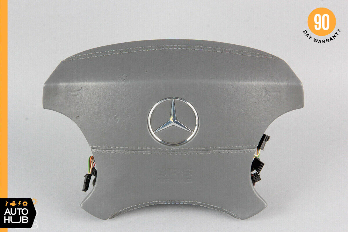 00-06 Mercede W215 CL600 S65 AMG Steering Wheel Air Bag Airbag Gray Stitched
