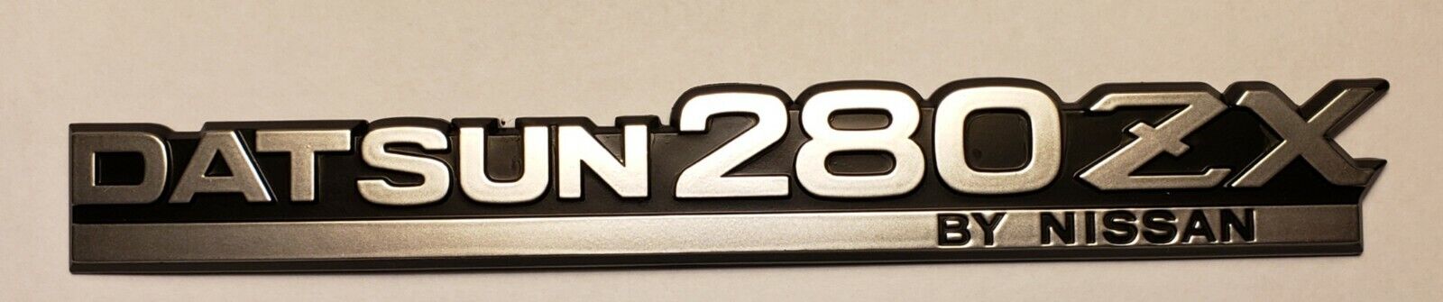 New Datsun 280ZX Badge Sticker Nameplate 1978-1983 Series (Black/Satin)