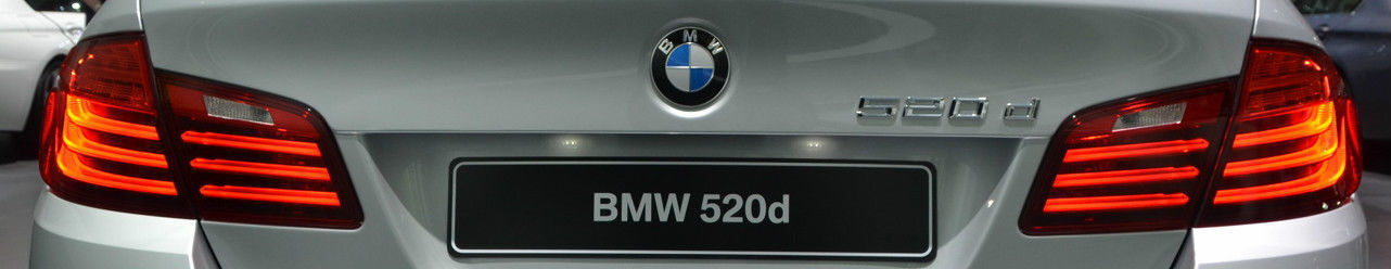 BMW F10 LCI 5 SERIES SEDAN 2014+ LED EURO 4 PIECE TAILLIGHT RETROFIT SET LED OEM