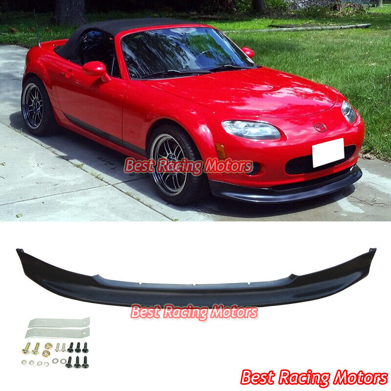 For 2006-2008 Mazda Miata MX-5 GV Style Front Bumper Lip (Urethane)
