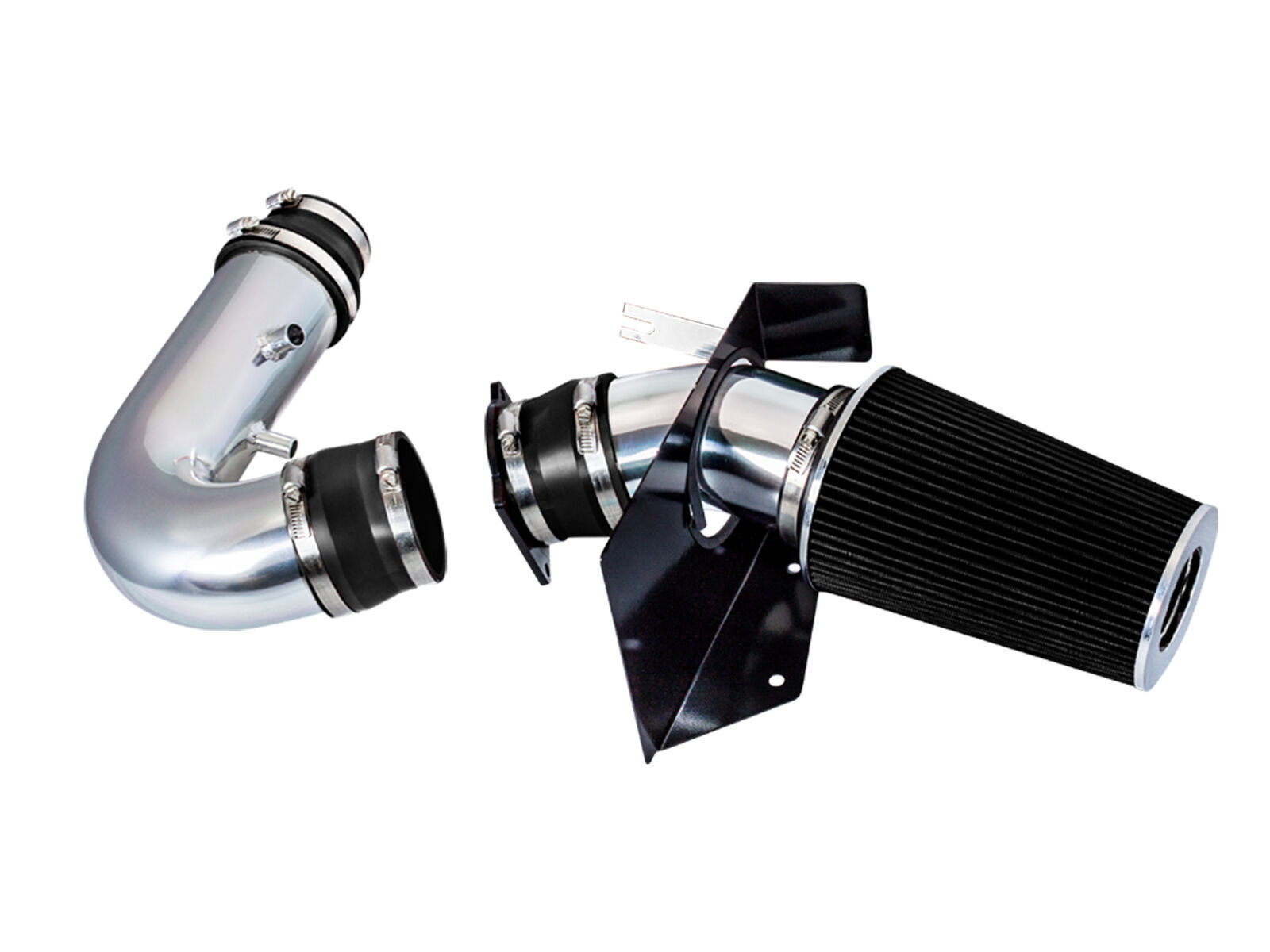 COLD AIR INTAKE + Heat Shield for Ford 97-03 F150 Expedition 4.6 5.4 Black