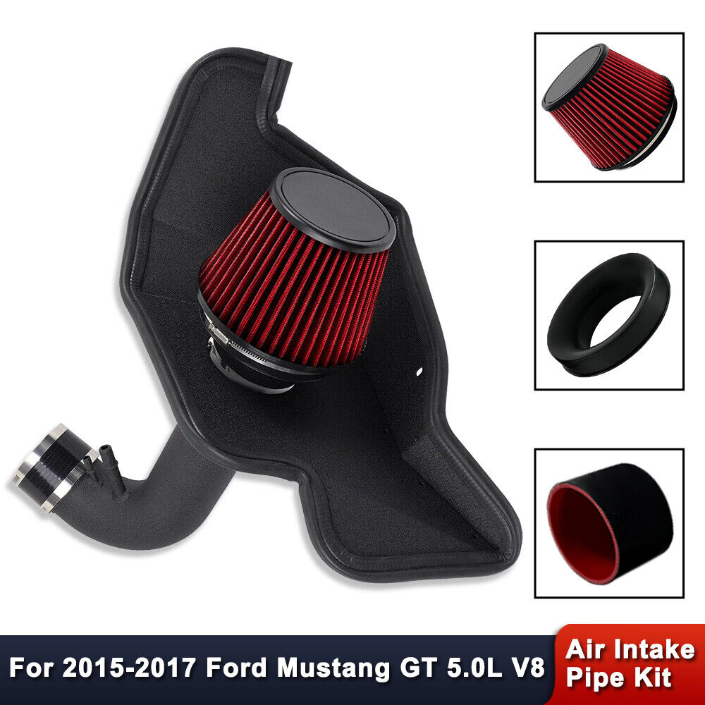 For Ford Mustang GT 5.0L V8 2015 2016 2017 Cold Air Intake System Induction