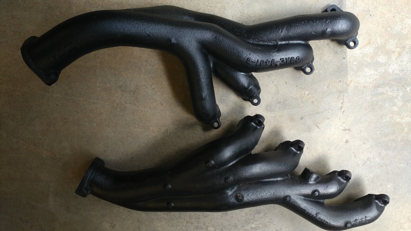 1962 - 64 Ford Galaxie 406 - 427 Cast Iron Long Branch Headers