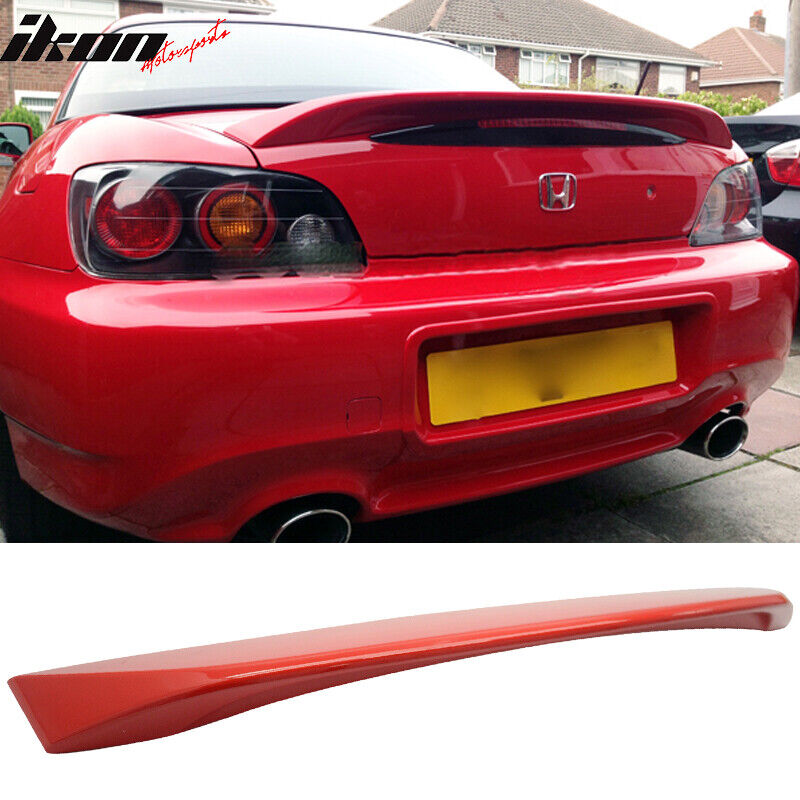 Fits 00-09 S2000 AP2 Convertible OE Trunk Spoiler Painted #R510 Formula Red