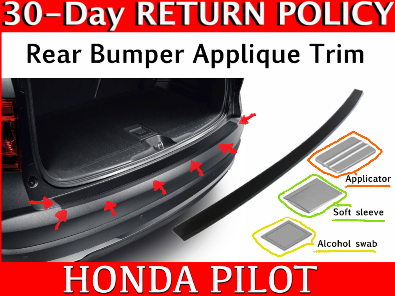 🔥 Genuine OEM Honda Pilot Rear Bumper Applique 2016-2022  (08P48-TG7-101) 🔥