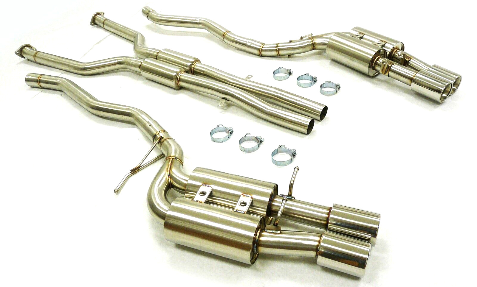 Becker Catback Exhaust For 06 to 10 BMW M6 5.0L V10 