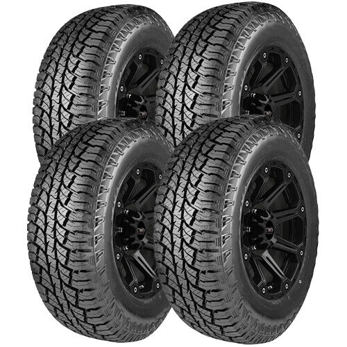 (QTY 4) 225/65R17 Centara Adventure A/T 106H XL Black Wall Tires